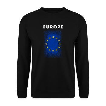 Europe - Sweat-shirt Unisexe - noir - Devant - Alina (178cm) & Michal (187cm)