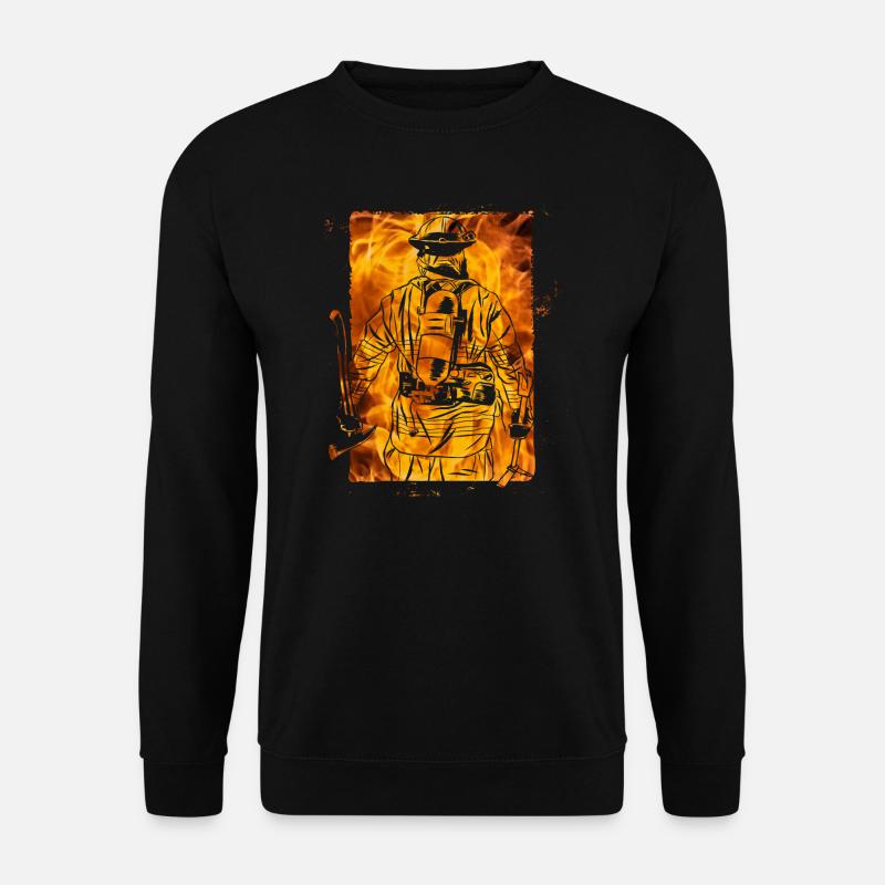 Feuerwehrmann - Unisex Pullover - Schwarz