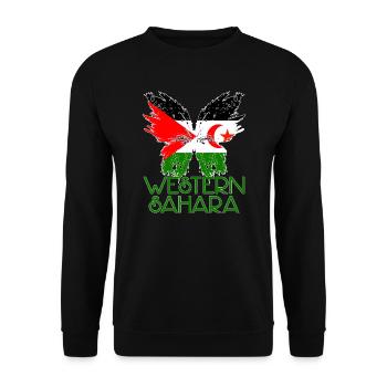 Sahara Occidental - Sweat-shirt Unisexe - noir - Devant - Alina (178cm) & Michal (187cm)