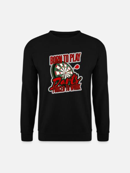 Geboren für Dart - Unisex Pullover - Schwarz