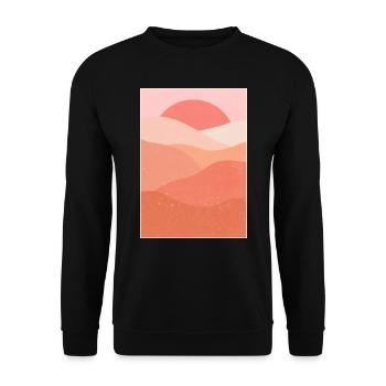 Esthétique montagnarde - Sweat-shirt Unisexe - noir - Devant - Alina (178cm) & Michal (187cm)