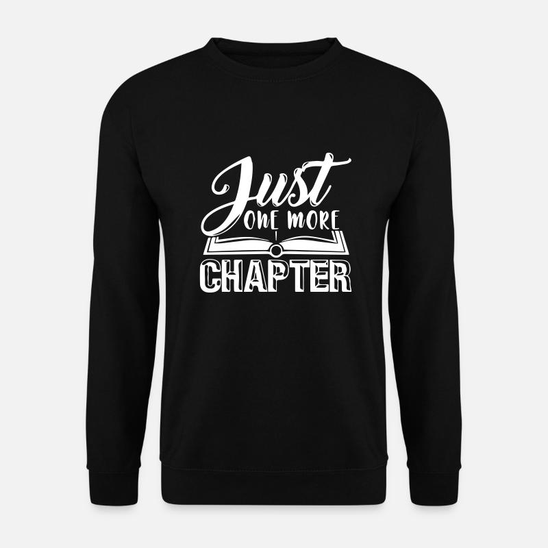 Encore une lecture de chapitre - Sweat-shirt Unisexe - noir