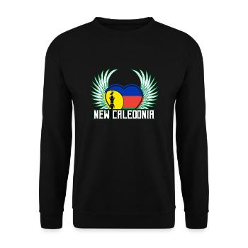 Neukaledonien - Unisex Pullover - Schwarz - Vorne - Alina (178cm) & Michal (187cm)