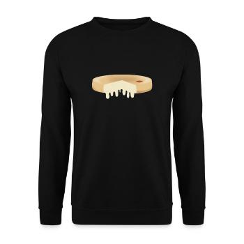 reblochon - Sweat-shirt Unisexe - noir - Devant - Alina (178cm) & Michal (187cm)
