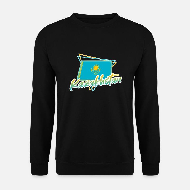 Kasachstan - Unisex Pullover - Schwarz