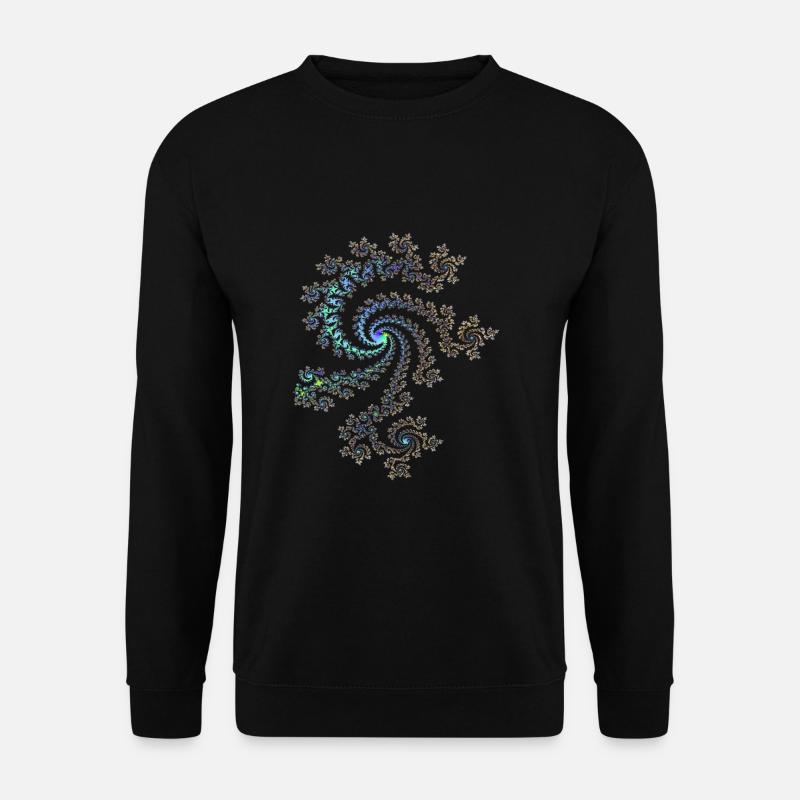 Fraktal - Unisex Pullover - Schwarz