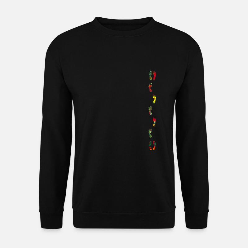 Laufende Füsse - Unisex Pullover - Schwarz