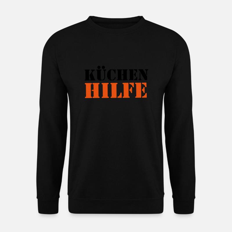 2541614 14760175 kuechenhilfe - Unisex Pullover - Schwarz