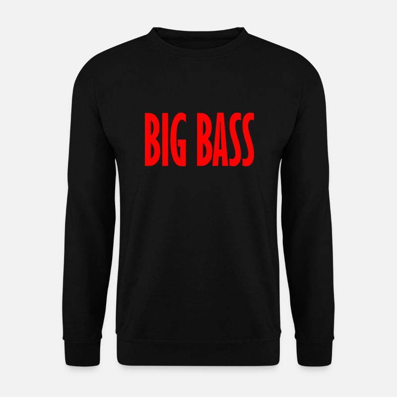 große Basslinie - Unisex Pullover - Schwarz