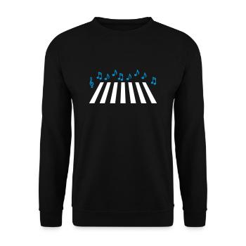 Music Road - Unisex Pullover - Schwarz - Vorne - Alina (178cm) & Michal (187cm)