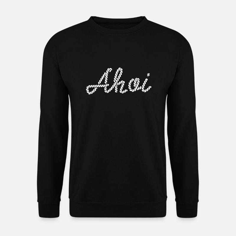 Ahoi Seil - Unisex Pullover - Schwarz