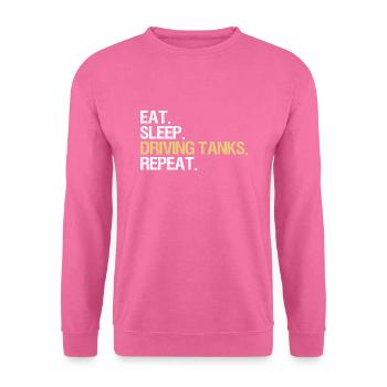 Panzer Panzerfahrer Kampfpanzer Panzertruppe - Unisex Sweatshirt - pink - Front