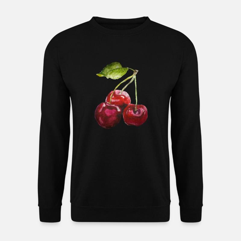 Kirsche - Unisex Pullover - Schwarz