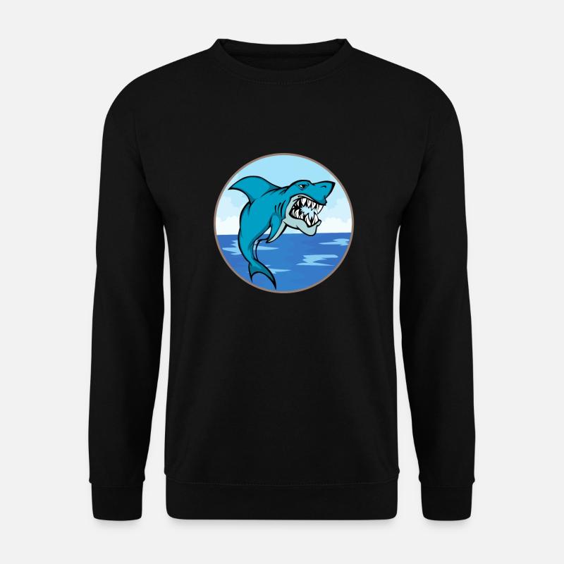 Megalodon - Sweat-shirt Unisexe - noir