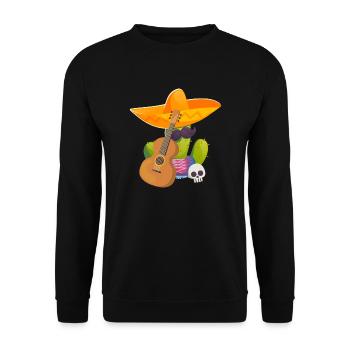 Cactus - Sweat-shirt Unisexe - noir - Devant - Alina (178cm) & Michal (187cm)