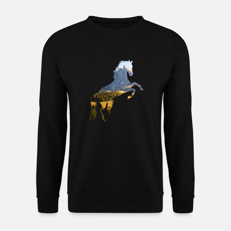 Horse - Unisex Sweatshirt - black