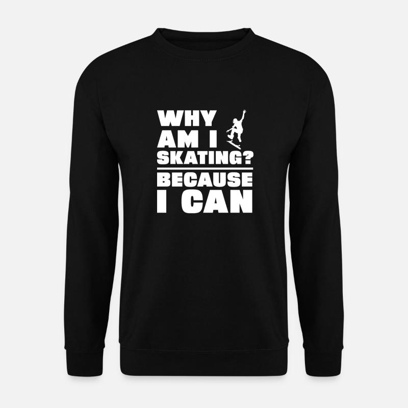 Skating - Unisex Pullover - Schwarz