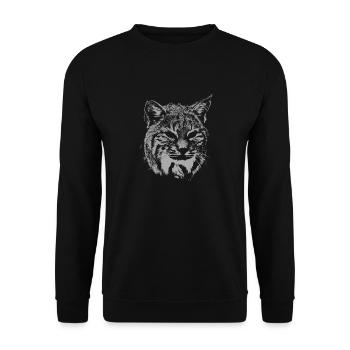 Luchs-Teufel - Unisex Pullover - Schwarz - Vorne - Alina (178cm) & Michal (187cm)