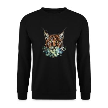 Lynx - Sweat-shirt Unisexe - noir - Devant - Alina (178cm) & Michal (187cm)