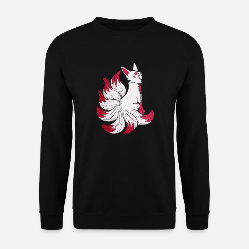 Kitsune - Unisex Pullover - Schwarz