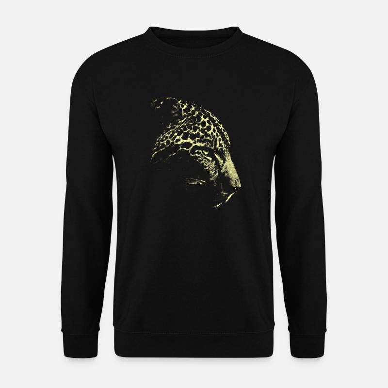 Schneeleopard - Unisex Pullover - Schwarz