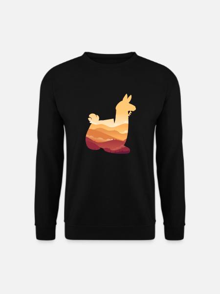 Lama - Sweat-shirt Unisexe - noir