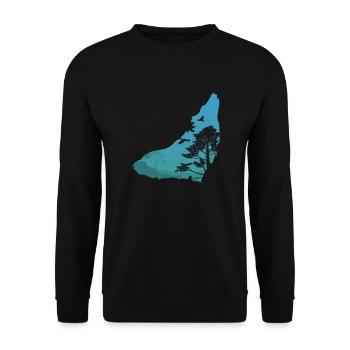 Timber Wolf - Unisex Pullover - Schwarz - Vorne - Alina (178cm) & Michal (187cm)