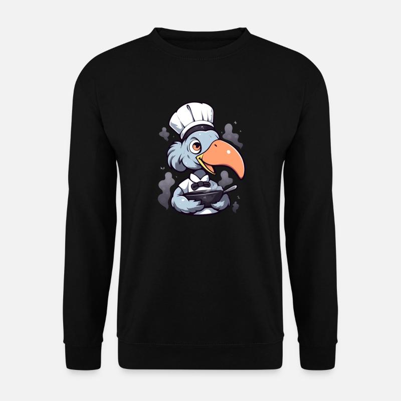 Shoebill cook - Unisex Sweatshirt - black
