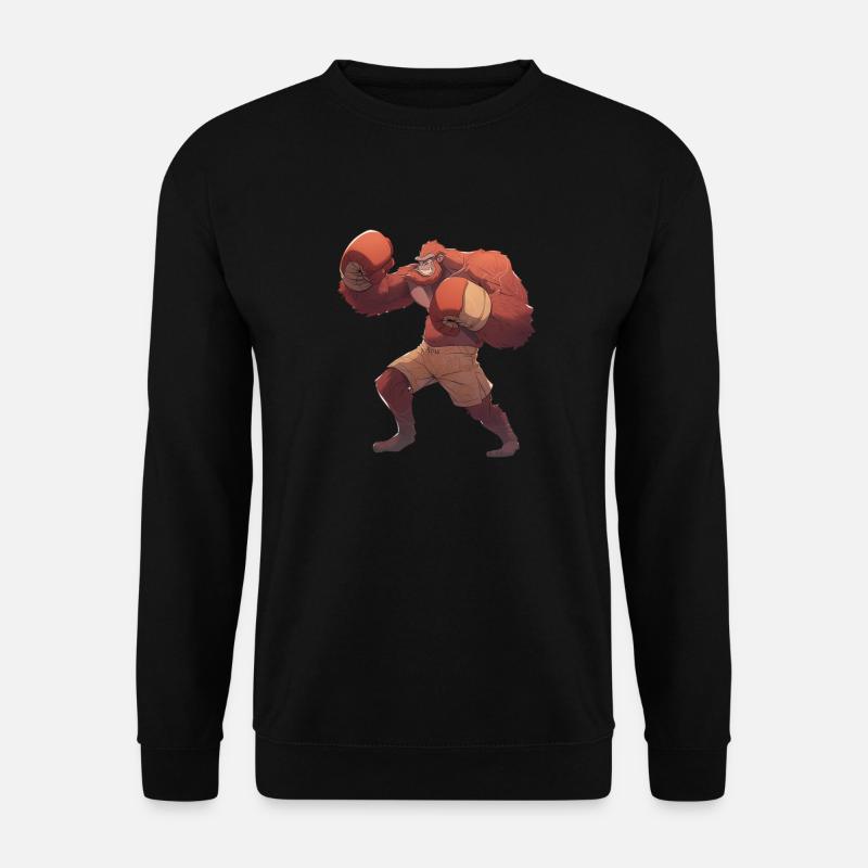 Orang-Utan Boxer - Unisex Pullover - Schwarz