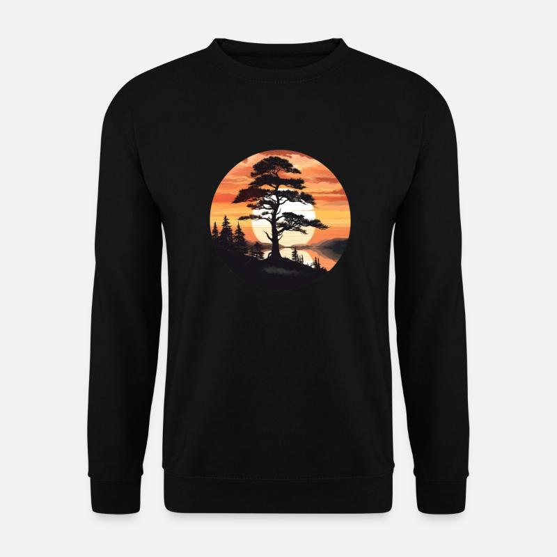 Pine tree - Unisex Sweatshirt - black