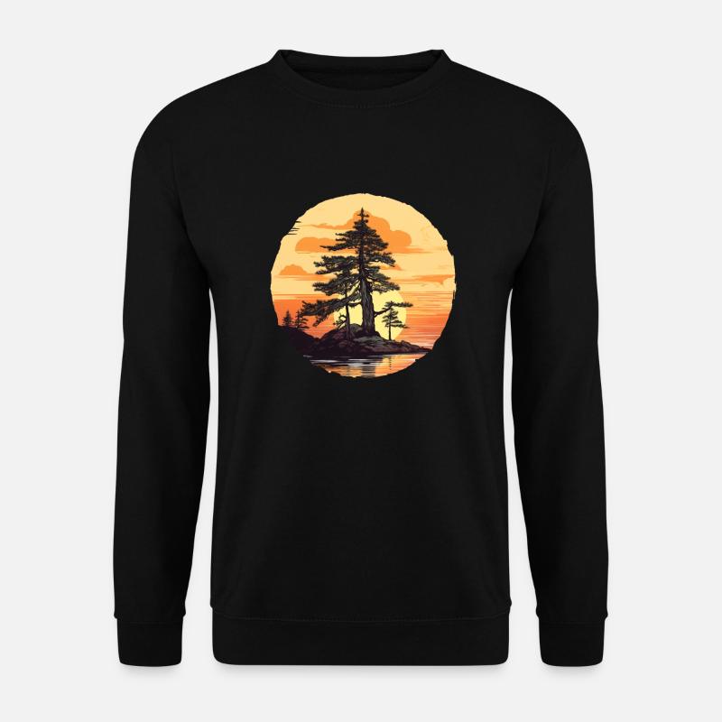 Kiefer - Unisex Pullover - Schwarz
