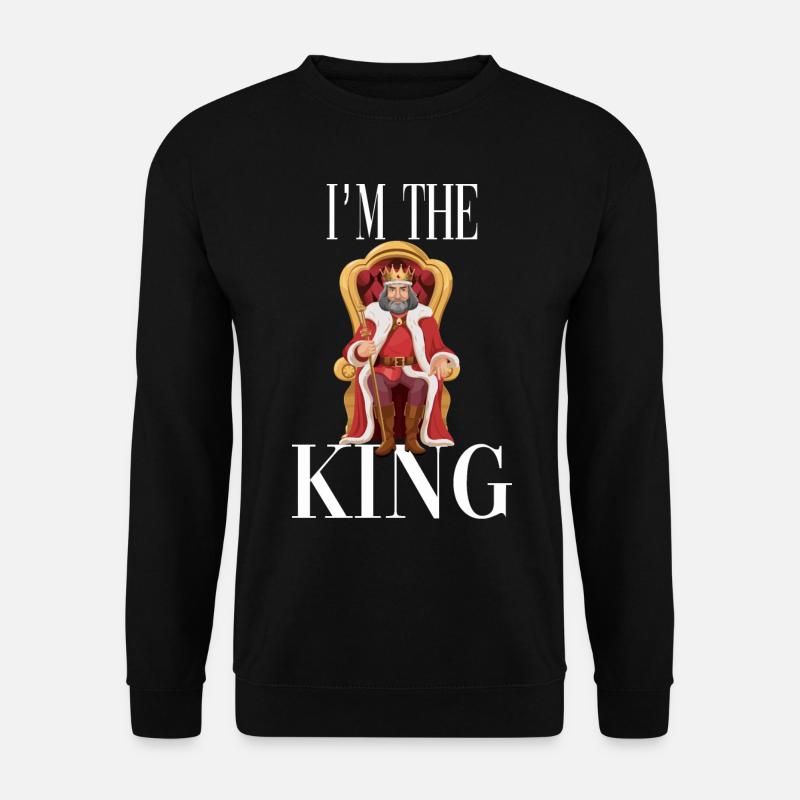 Ich bin der König - Unisex Pullover - Schwarz