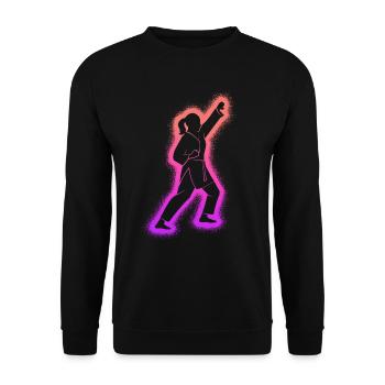 Taekwondo Arts Martiaux Enfants Femmes Filles Karaté - Sweat-shirt Unisexe - noir - Devant - Alina (178cm) & Michal (187cm)