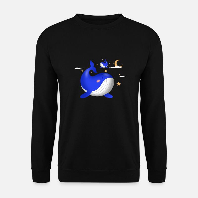 Whales - Unisex Sweatshirt - black