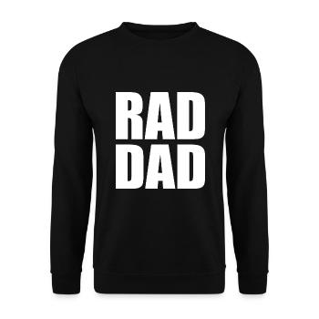 Rad dad - Sweat-shirt Unisexe - noir - Devant - Alina (178cm) & Michal (187cm)