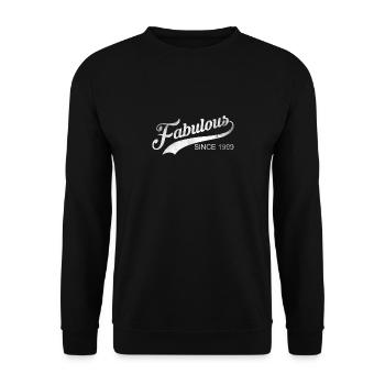 19e anniversaire fabuleux - Class Gift 1999 - Sweat-shirt Unisexe - noir - Devant - Alina (178cm) & Michal (187cm)