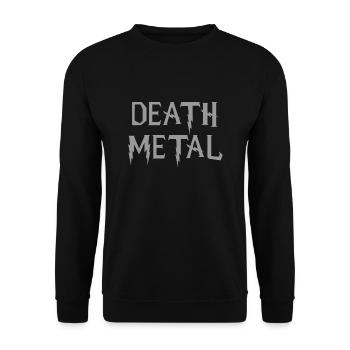 Death Metal - Sweat-shirt Unisexe - noir - Devant - Alina (178cm) & Michal (187cm)