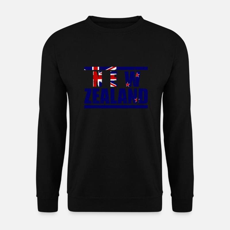 Neuseeland - Unisex Pullover - Schwarz