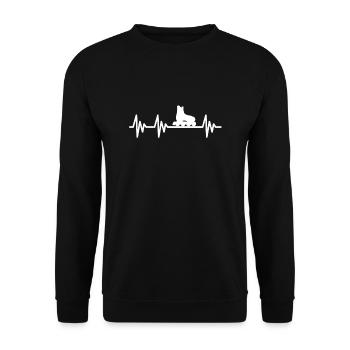 Inline Skates Heartbeat Skater Blades - Unisex Pullover - Schwarz - Vorne - Alina (178cm) & Michal (187cm)