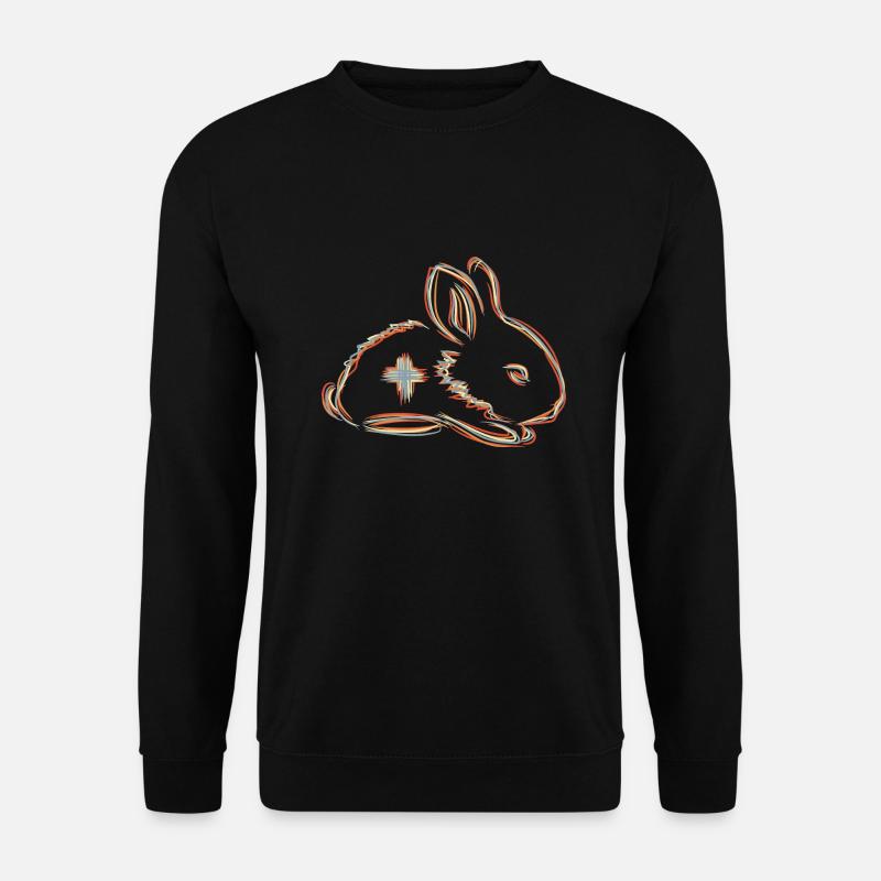 Veterinär Hase - Unisex Pullover - Schwarz