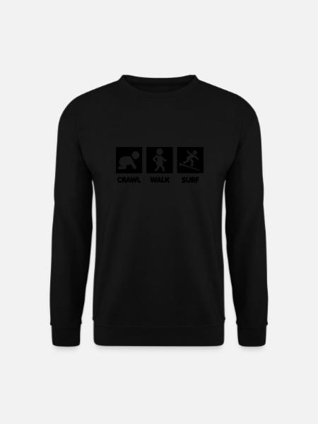 surfing baby - Unisex Sweatshirt - black