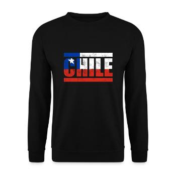 Chile - Unisex Pullover - Schwarz - Vorne - Alina (178cm) & Michal (187cm)