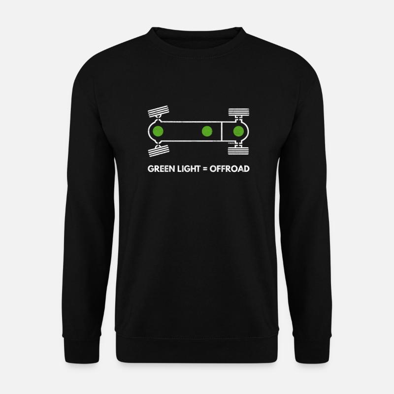 Syncro differential Sperren Symbol Grunge Optik - Unisex Pullover - Schwarz