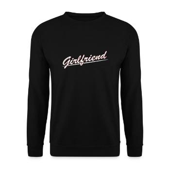 Girlfriend partner look boyfriend gift - Unisex Sweatshirt - black - Front - Alina (178cm) & Michal (187cm)