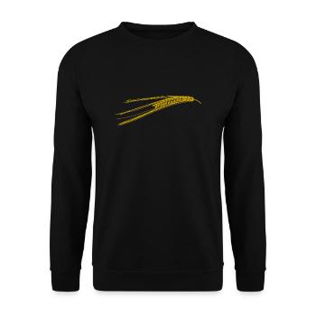 cereals corn cereal wheat wheat veggie gemuese v - Unisex Sweatshirt - black - Front - Alina (178cm) & Michal (187cm)