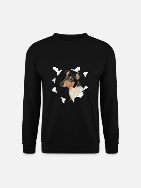 Kurzhaarcollie - Kurzhaarcollie Hund - Unisex Pullover - Schwarz