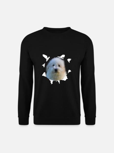 Coton de Tulear - Coton de Tulear Hund - Unisex sweater - sort