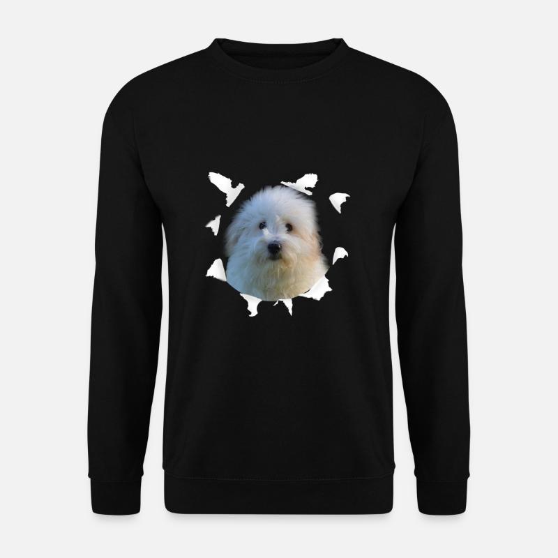 Coton de Tulear - Chien Coton de Tulear - Sweat-shirt Unisexe - noir