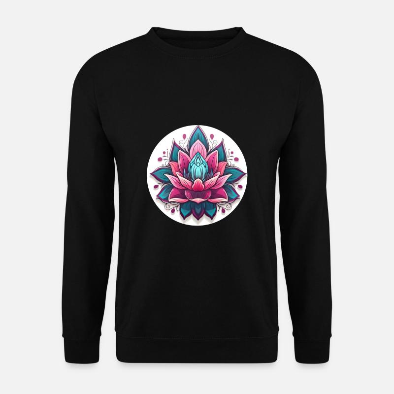 Lotus - Unisex Pullover - Schwarz