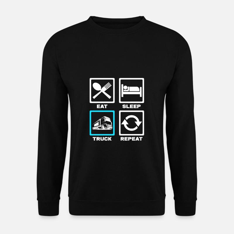 Trucker - Unisex Sweatshirt - black